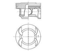 Piston de moteur 41492600 KOLBENSCHMIDT pour OPEL CHEVROLET