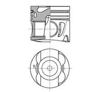 MERCEDES-BENZ Piston OM651 2.1 Diesel A/B/C/E/M Classe, Sprinter, Vito STD