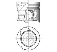 Piston de moteur 41813600 KOLBENSCHMIDT pour RENAULT CLIO III FLUENCE TWINGO II