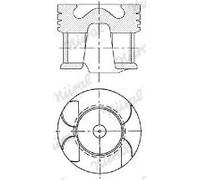Piston de moteur 87-422407-00 NÜRAL pour TOYOTA LAND CRUISER PRADO