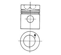 Piston de moteur 93793600 KOLBENSCHMIDT pour FORD TAUNUS 20M II