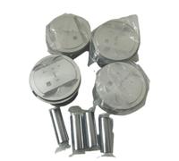 Piston de moteur compatible avec Ix35 Sonata Magentis Optima 2.0L MPI Theta 2 G4KD 0.5 surdimensionné 020 23410-2G000(4 pcs)