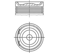 Piston de moteur étamé 012 20 03 MAHLE pour OPEL LOTUS CADILLAC