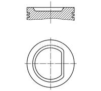 Piston de moteur étamé 039 95 02 MAHLE pour CITROËN PEUGEOT FIAT