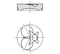 MAHLE 002 93 02 Piston