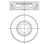 Piston de moteur revêtu 013 PI 00137 002 MAHLE pour CITROËN FORD PEUGEOT