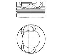 Piston MAHLE ORIGINAL 028 19 01
