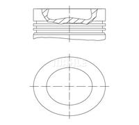 MAHLE 028 PI 00121 000 Piston