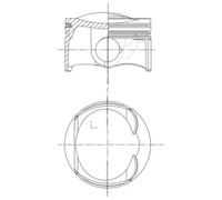 MAHLE 028 PI 00132 010 Piston