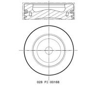 Piston MAHLE ORIGINAL 028 PI 00168 002