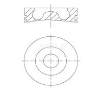 Piston MAHLE 439 01 00