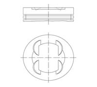Piston MAHLE 681 PI 00109 000