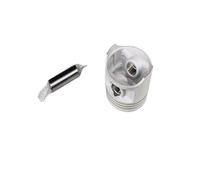 Piston de moto 57 mm, axe 14 mm, bague standard 1,0/1,0/2,0 mm, jeu de joints compatibles avec les pièces de moteur EN125 HJ125K 125cc 12F5(Piston 14mm Pin)