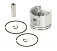 Piston de rechange 37 mm et kit de bague pour tronçonneuse MS170 - Remplace 1130 030 2000 - Comprend piston, 2 anneaux, 2 circlips et goupille de poignet