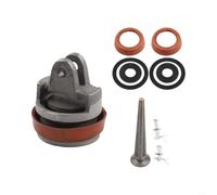 Piston de rechange pour pompe manuelle de type 75 avec vanne de traversage, kit complet en fonte et cuir synthétique avec joints et boulons pour pompes de jardin et de fontaine