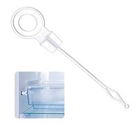 Piston de Trou de Vidange Universel pour Réfrigérateur Tige de Nettoyage de Réfrigérateur en Plastique Blanc Outil de Nettoyage de Réfrigérateur Mini Accessoires de Déboucheur Congélateur