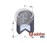 Piston d'étrier de frein Essieu avant Acier D025129 AUTOFREN SEINSA pour PEUGEOT