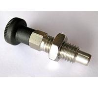 Piston d'indexation en acier inoxydable à ressort M6 M8 M10 M12 M16 Écrou M12 avec position de repos : oui