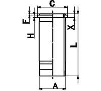 Piston et anneaux 40459961