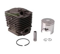 Piston et cylindre 39 mm compatible avec tronçonneuse Scheppach CSH 3800, CSH3800W-140P, GKS 38/350B
