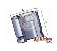 Piston, étrier de frein AUTOFREN SEINSA D025791, avant