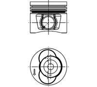 Piston KOLBENSCHMIDT 40715620 Pour VW