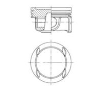 Piston KOLBENSCHMIDT 41784600