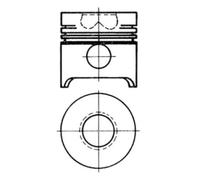 Piston KOLBENSCHMIDT 90654600