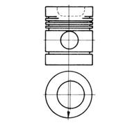 Piston KOLBENSCHMIDT 91118600
