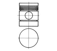 Piston KOLBENSCHMIDT 91127600