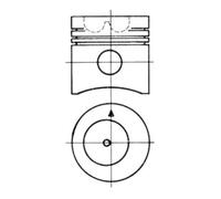 Piston KOLBENSCHMIDT 93069600