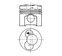 Piston KOLBENSCHMIDT 93472600