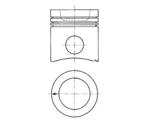 Piston KOLBENSCHMIDT 94943600