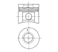 Piston de moteur 99516620 KOLBENSCHMIDT pour JAGUAR TOYOTA