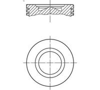 Piston MAHLE 007 PI 00170 000 pour IVECO DAILY VI Fourgon 2.3 2014-2021