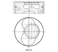 Piston MAHLE 030 87 02