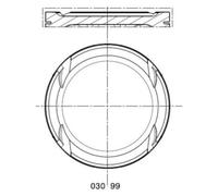 Piston MAHLE 030 99 00