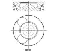 Piston MAHLE 040 37 00