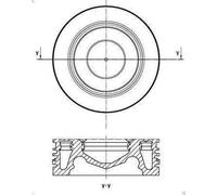 Piston MAHLE 061 PI 00139 000 pour SCANIA R I 12.742 2004-2019