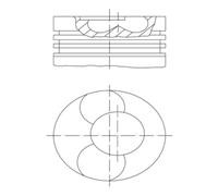 Piston MAHLE 228 31 00