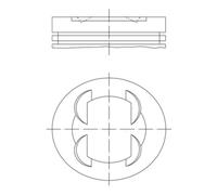 Piston MAHLE 681 PI 00109 002