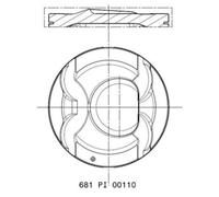 Piston MAHLE 681 PI 00110 002