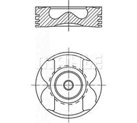 Piston MAHLE Article : 001 36 02