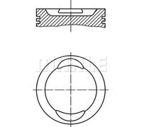 Piston MAHLE article : 029 73 02