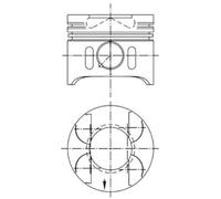 Piston Pour MERCEDES-BENZ MERCEDES-BENZ (FJDA LC