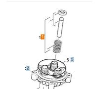 PISTON REPERE 1 POUR NETTOYEUR HAUTE-PRESSION KARCHER - 45533060