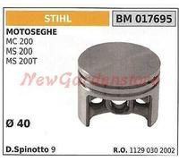 Piston STIHL Tronçonneuse MC200 MS200 MS200T 017695