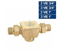 CALEFFI VALVE PAR ZONE 2-VOIES Ø 3/4 TYPE DE PISTON ART. 632500