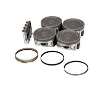 Pistons de moteur avec anneaux Set Compatible avec 2,5 L H4 Gas SOHC EJ25 FITS Impreza Forester Outback 1998 2006 Modèles