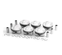 Pistons hypereutectiques Jeu de 6 segments piston standard Φ82 mm pour BMW 323i 525i X1 X3 Z4 E90 E91 Taux compression pièces